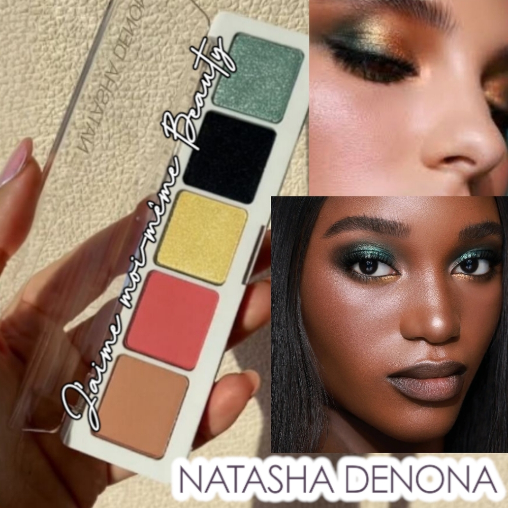 Natasha Denona Eyeshadow Palette METALLIC, SHIMMER, GREEN, GOLD SILVER, PINK